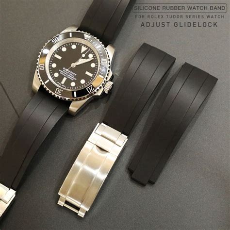 rolex rubber strap with clasp|glidelock clasp.